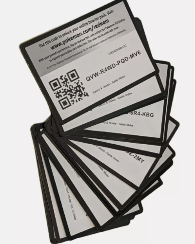 Unused Pokmon TCG Code Cards (30) four one five collectibles Unused Pokmon TCG Code Cards (30) four one five collectibles