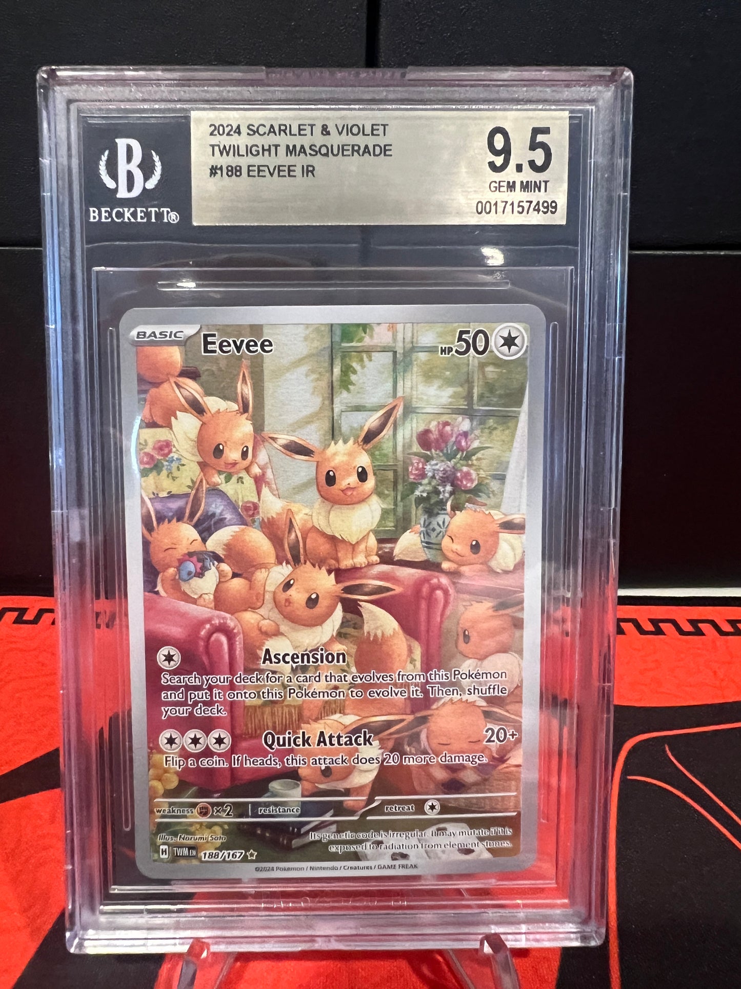 Beckett 9.5 Eevee TWM 188/167